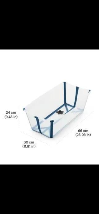 Bañera Stokke con adaptador