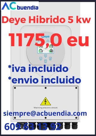 Inversor Deye hibrido 5kw