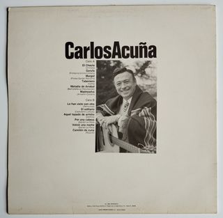 Vinilo LP Carlos Acuña, album Carlos Acuña 1984