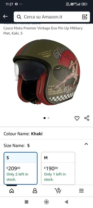 Casco Premier Flamin' Missy Pin-up