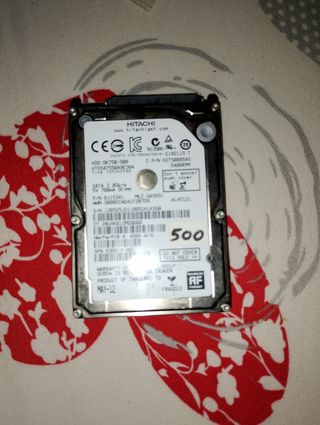 Disco Duro Hitachi 500GB 5400RPM SATA