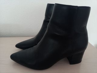 Botines negros mujer tacón
