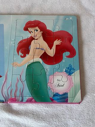 libro de puzles de princesas 
