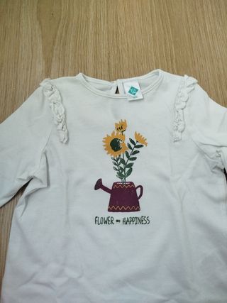 Lote 3 Camisetas Manga Larga Bebé 12 Meses