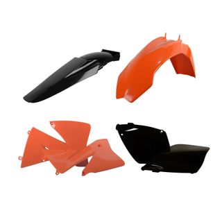 Kit Plásticos estándar KTM EXC 01-02 Negro/Naranja