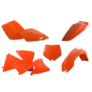 Kit Plásticos estándar KTM EXC 01-02 Negro/Naranja