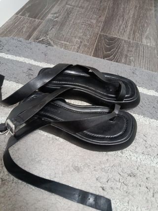 Sandalias Negras Mujer