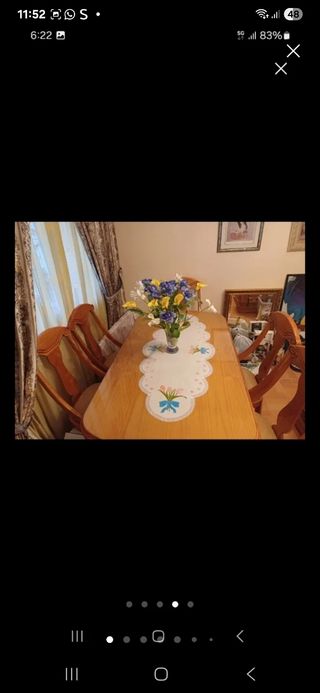 Mesa de centro de madera y cristal