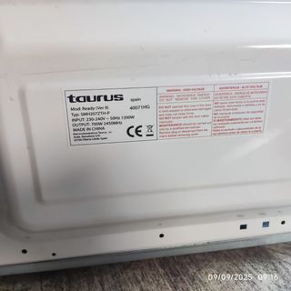 Microondas Taurus Blanco