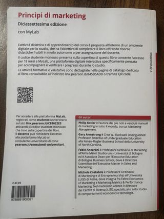 Principi di marketing. Ediz. Mylab. Con Contenu...
