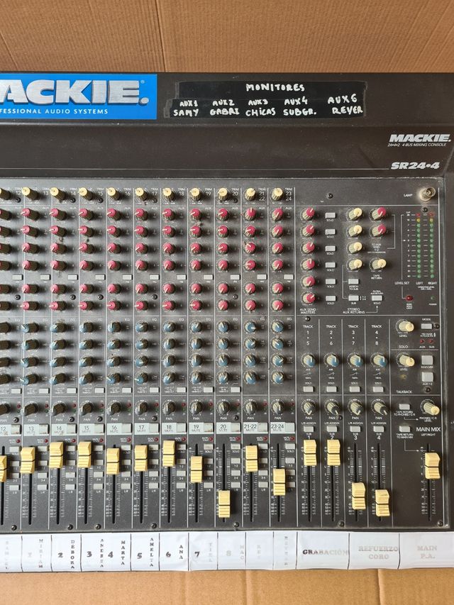 Mesa de mezclas Mackie SR24-4