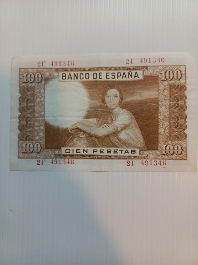 Billete 100 Ptas 1963 Julio Romero de Torres