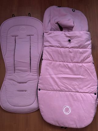 Saco y colchoneta Bugaboo Fox rosa