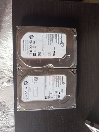 2 dischi rigidi Seagate da 500 GB