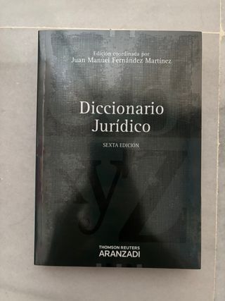 Diccionario jurídico (sexta edición)
