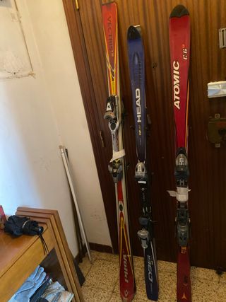 3 Juegos de Esquís: Head, Atomic, Vectris v20