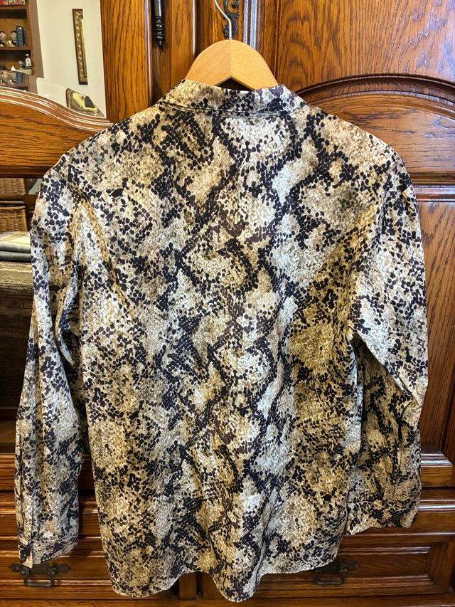 Camisa Zara Estampado Animal