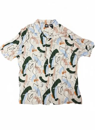 Camisa Estampada Manga Corta