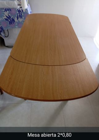 Set de mesa y sillas de comedor extensible 