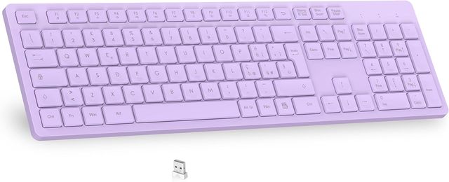 Tastiera Wireless Viola (nuova)