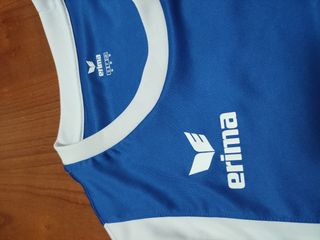 Maglia Erima blu e bianca
