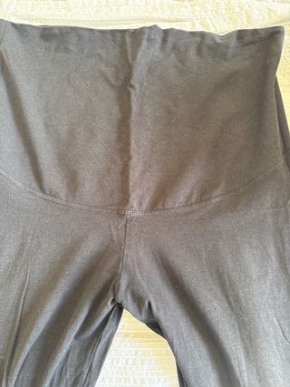 Leggings premamá negros 4 pares 
