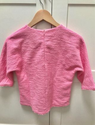 Conjunto Zara Top y Falda Rosa
