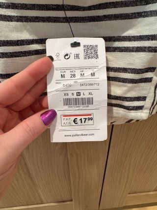 New with tags Pull&Bear crop top