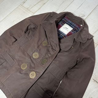 Chaqueta Burberry Marrón Vintage Cuadros