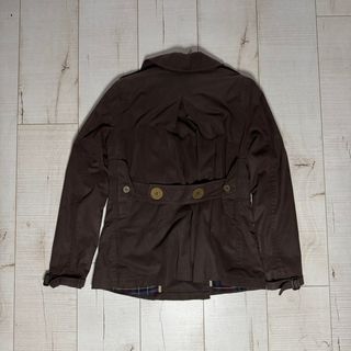 Chaqueta Burberry Marrón Vintage Cuadros