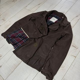 Chaqueta Burberry Marrón Vintage Cuadros