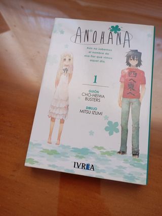 Tomos 1 y 2 de Anohana