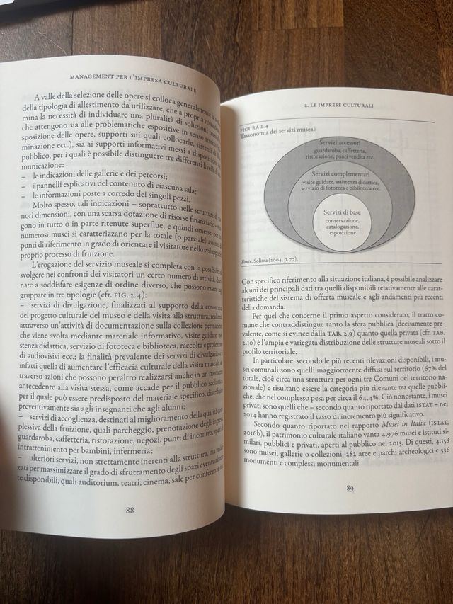 Management per l'impresa culturale