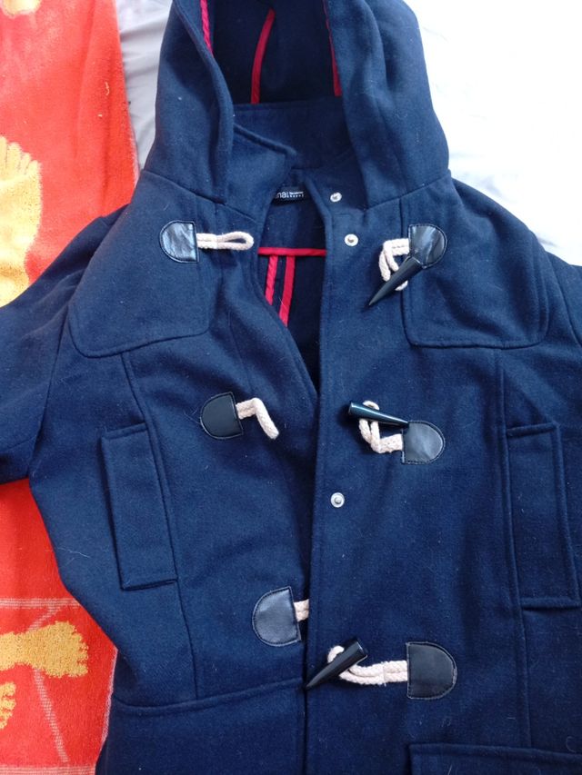 Trenka lana Shana azul talla L