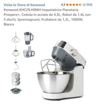Impastatrice Planetaria Kenwood KHC29.HOWH