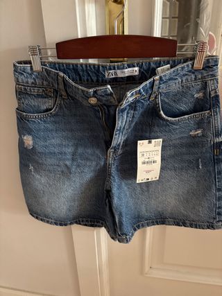 Shorts vaqueros Zara