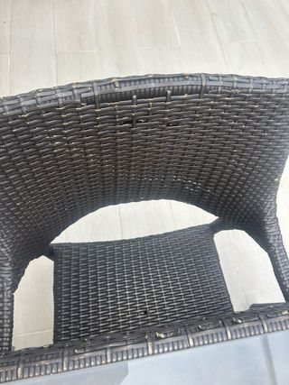 Conjunto de mesa y sillas jardín