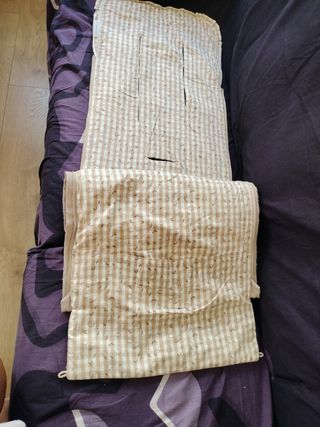 Saco funda para cochecito bebé a cuadros universal