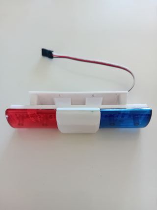 Luci LED Blu/Rosse Polizia Auto Radiocomandata 