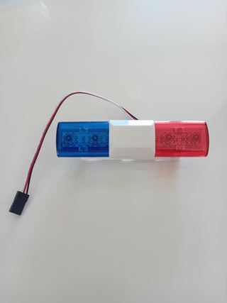 Luci LED Blu/Rosse Polizia Auto Radiocomandata 
