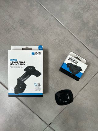Kit Quad Lock Pro Aluminio+Antivibrador+ Adaptador