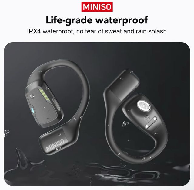 Auriculares Miniso de traducción Negro