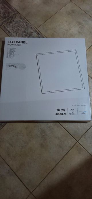 Panel LED Techo 59,5x59,5cm Nuevo