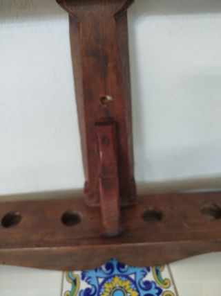 Botellero Cruz Madera Maciza Artesano