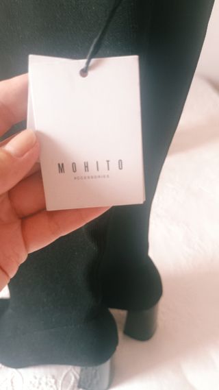 Botas altas mujer talla 36 negras. NUEVA 
