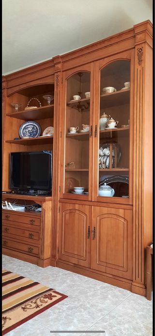 Mueble de Salón Vitrina Madera