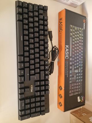 Teclado Krom Negro Gaming Mecánico