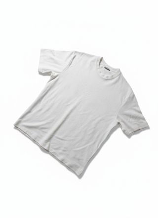 Camiseta Zara Blanca Manga Corta