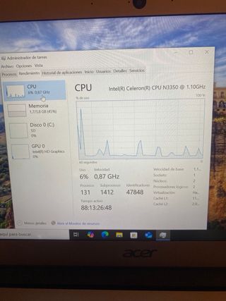 Portatile Acer Swift 1 Argento