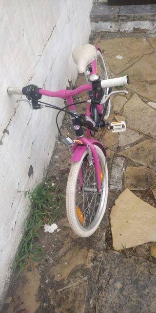 Bicicleta infantil rosa